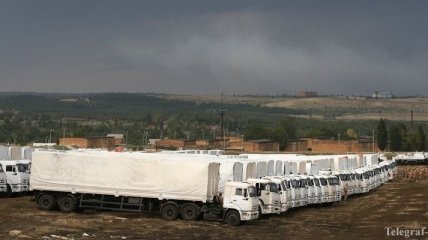 На Донбасс отправлена очередная автоколонна с "гумпомощью" из РФ