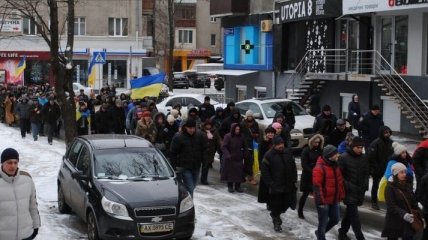 В Харькове активисты требовали закрыть генконсульство РФ