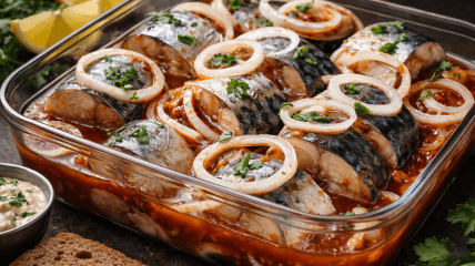 Скумбрия, маринованная в кетчупе