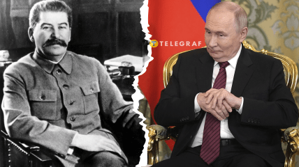 Иосиф Сталин и Владимир Путин