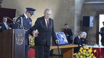 В Праге прошла инаугурация Милоша Земана