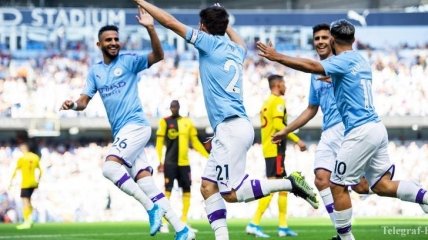 Манчестер Сити без Зинченко разгромил Уотфорд 8:0 (Видео)