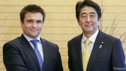 Климкин встретился с премьером Японии