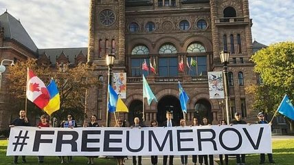 В Канаде устроили митинг в поддержку Умерова