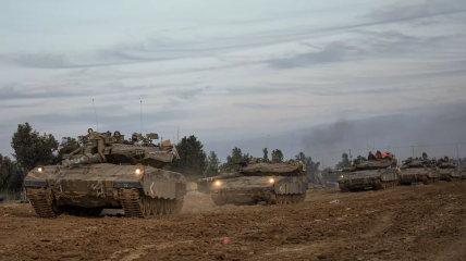 Ізраїльські танки на півдні сектору Газа