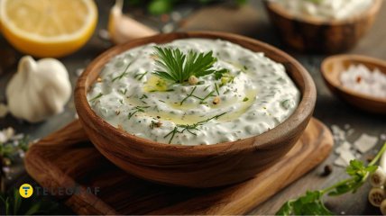 Этот соус обладает очень приятным вкусом и освежает (изображение создано с помощью ИИ).