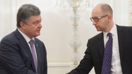 Яценюк готов подписать коалицию с Порошенко еще до выборов
