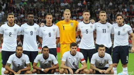 Сборная Англии прибыла на матч против Украины
