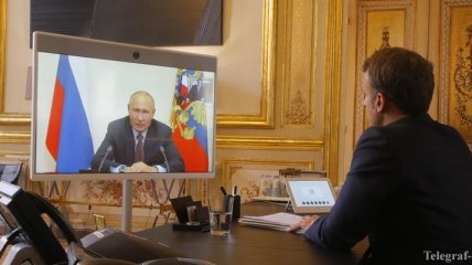 Путин и Макрон поговорили об Украине