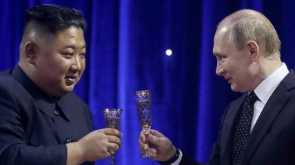 Сеть рассмешила пародия на встречу Путина с Ким Чен Ыном
