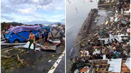 Последствия непогоды на Филиппинах