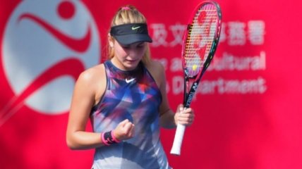 Украинка Завацкая празднует первую в карьере победу на турнирах WTA