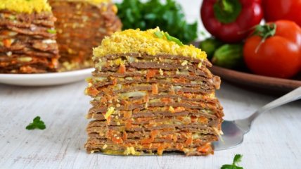 Печеночный торт: вкуснейший рецепт