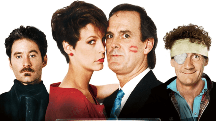 Злоумышленники прекрасно известны: это Кевин Кляйн, Джейми Ли Кертис, Джон Клиз и Майкл Пэйлин