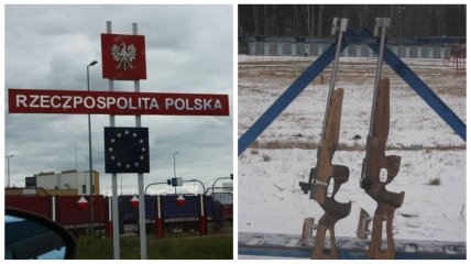 Поляки не пропускали оружие биатлонистов