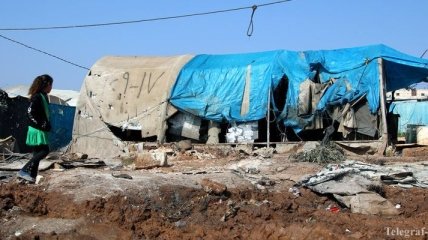 Российская авиация разбомбила лагерь беженцев в Сирии