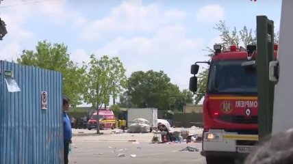 В Бухаресте на рынке произошел взрыв