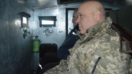 Крымское обстреляли из "Градов" во время визита Москаля