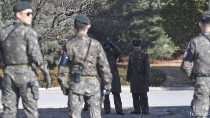 В КНДР копают траншею на месте побега военного в Южную Корею