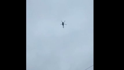 Российский вертолет вторгнулся в воздушное пространство Украины: видео инцидента