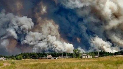 Поліція назвала три основні версії виникнення масштабної пожежі на Луганщині