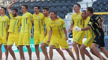 Сборная Украины по пляжному футболу вышла в 1/4 финала квалификации Всемирных игр