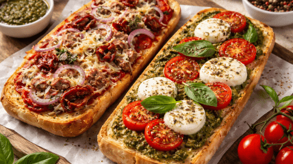 Піца на чіабаті