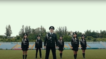 "Православный мяч": украинские полицейские записали клип в поддержку сборной (видео)