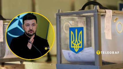 Владимир Зеленский, ящик для голосования