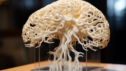 Ведет себя как настоящая: ученые впервые напечатали живую ткань мозга на принтере