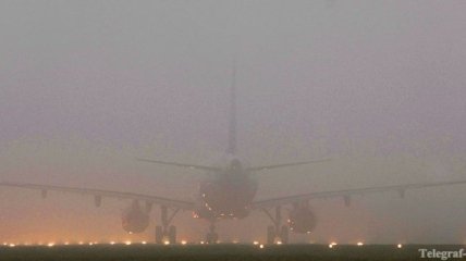 В киевском аэропорту из-за тумана отменили несколько рейсов