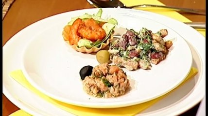 Фасолевый салат "На скорую руку"