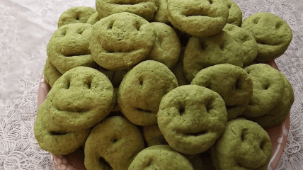 Печиво-смайли зі щавлем