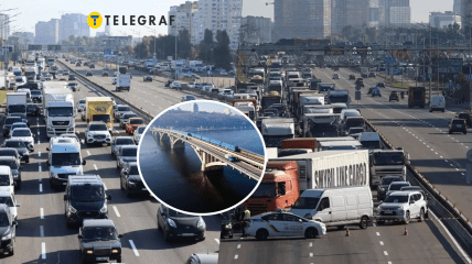 Во время воздушных тревог мосты в Киеве перекрывают