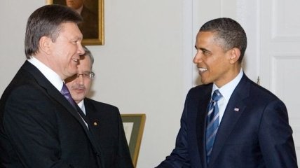 Виктор Янукович обратился с поздравлением к Бараку Обаме 