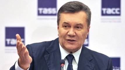 Пресс-конференция Януковича после допроса