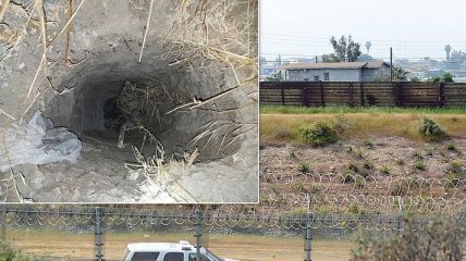 Мигранты прорыли тоннель, чтобы добраться из Мексики в США