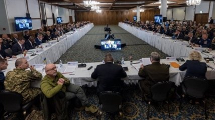 Втреча представителей Минобороны стран-членов НАТО и союзников на базе "Рамштайн"
