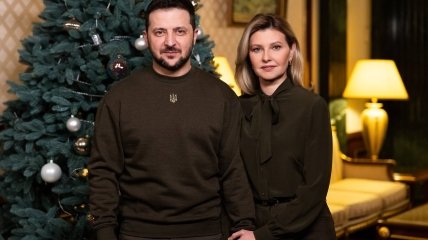 Президент Володимир Зеленський та перша леді України Олена Зеленська