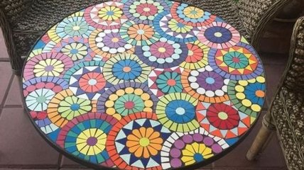 Идеи использования мозаики в дизайне сада и дачи (Фото)