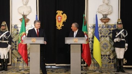 Порошенко договорился об усилении экономического сотрудничества с Португалией