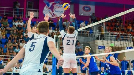 Мужская сборная Украины по волейболу победила Чехию