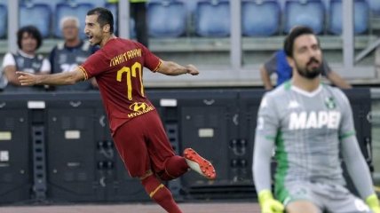 Рома - Сассуоло: дебютный гол Мхитаряна и победа римлян в ярком матче (Видео)