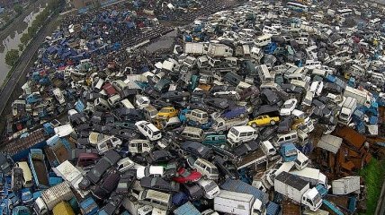 Китайские автосвалки: места, где похоронены автомобили, мотоциклы и грузовики 