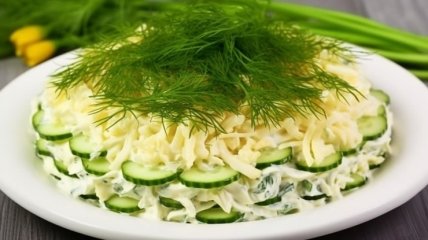 Удивите гостей необычным салатом