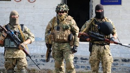 Бойцы АТО поздравили украинцев с Днем защитника
