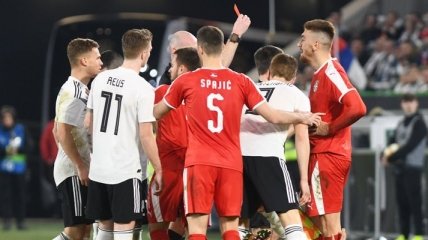 Германия - Сербия: лучшие моменты товарищеского матча (Фото)