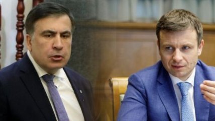 "Приезжий гастарбайтер",  "Проворовавшаяся козявка": Саакашвили и глава Минфина Марченко устроили публичные разборки