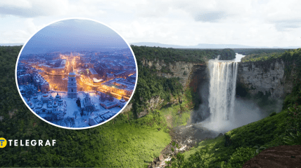 Киев и тропики Гайаны