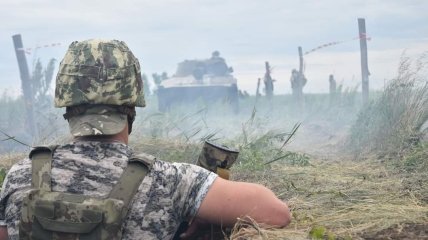 Украинские защитиники на страже